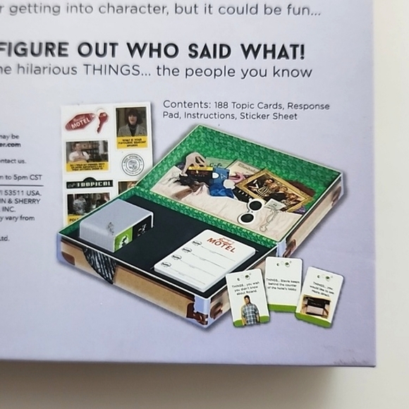 Things Game  The Schitts Creek Edition 4+ Players 14+ - Picture 5 of 7